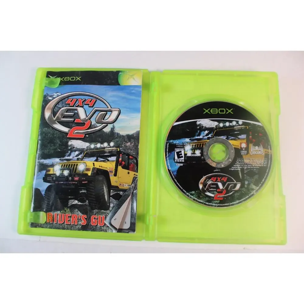 4x4 EVO 2 (Microsoft Xbox, 2001) W/ Manual, Tested/Works